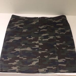 Free People Modern Femme Camo Skirt